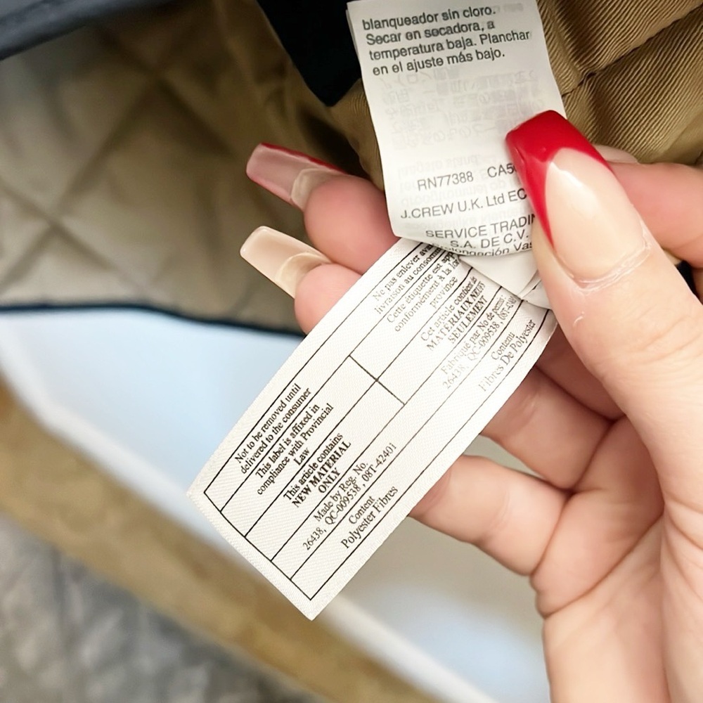 J. Crew Mercantile 100% Polyester Navy Blue Quilted Women’s Vest - Picture 8 of 13